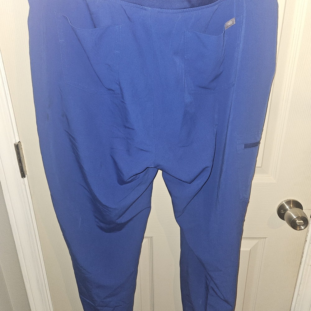 Figs Royal Blue Jogger Pants - Picture 5 of 5